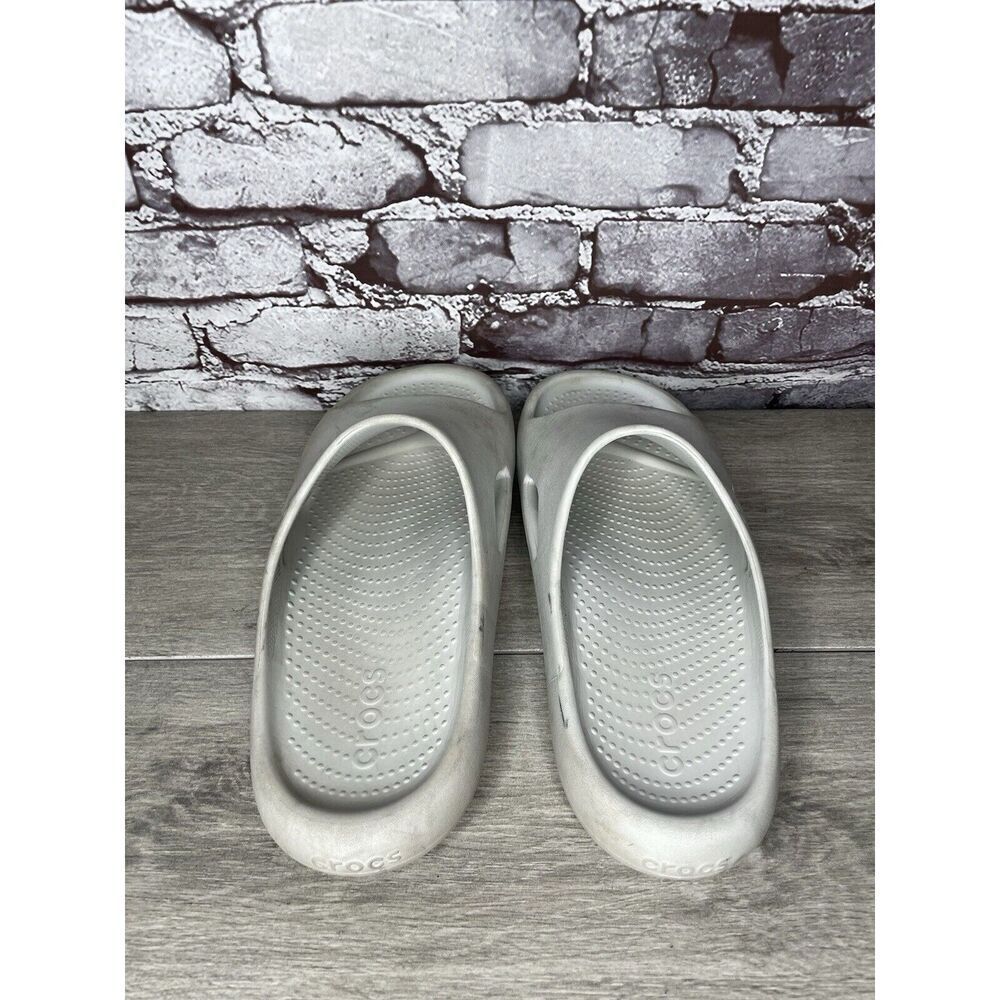 Crocs Mellow Recovery Grey Bone Slides Sandals Sl… - image 6